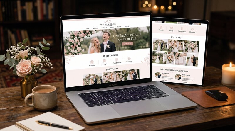 Wedding planner website template